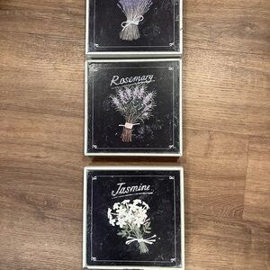 Floral Herb Art Set - Lavender, Rosemary, Jasmine